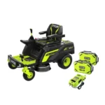 Tondeuse autoportée rider Zero RYOBI Turn brushless 72V lithium 76cm