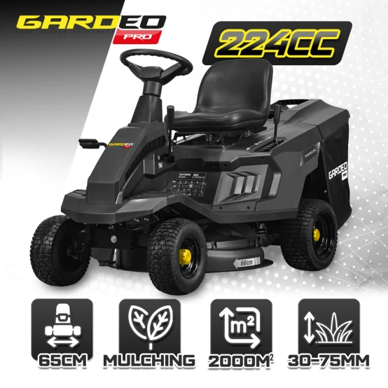 Rider 224cc Mulching et éjection latérale largeur de coupe 65cm – Image 6