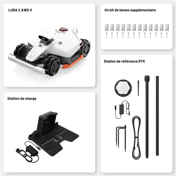 Robot tondeuse MAMMOTION LUBA 2X AWD 3000 – Image 3